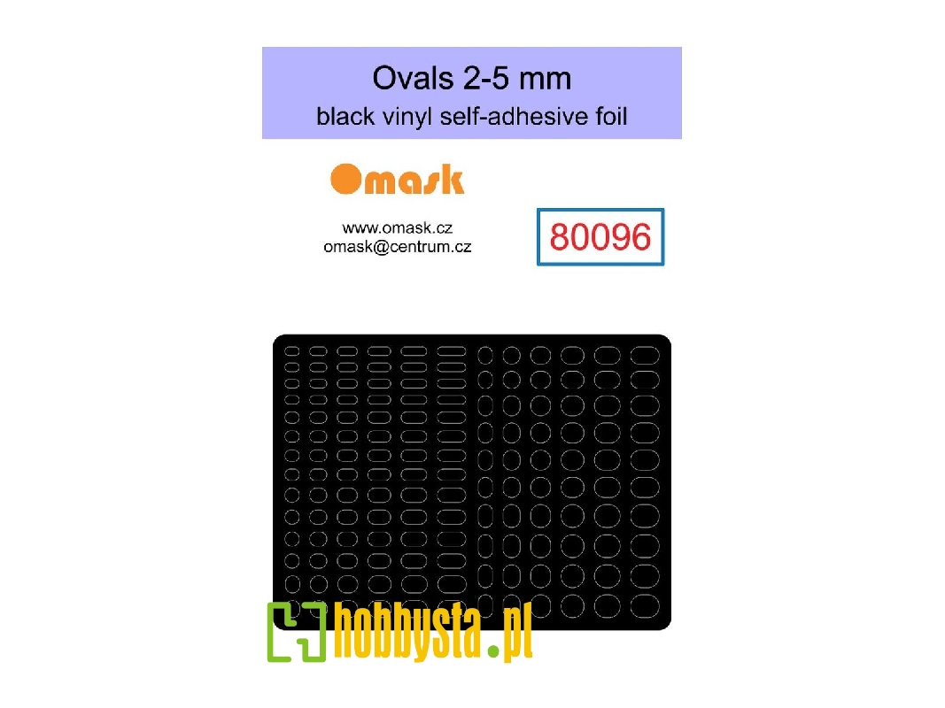 Ovals 2-5 Mm (Self-adhesive Foil) - zdjęcie 1