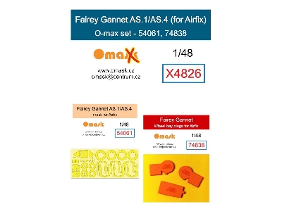 Fairey Gannet As.1 / As.4 - O-max Set (For Airfix Kits) - zdjęcie 1