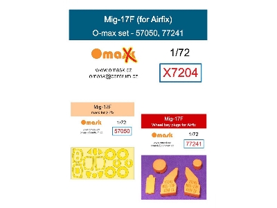 Mig-17 F - O-max Set (For Airfix Kits) - zdjęcie 1