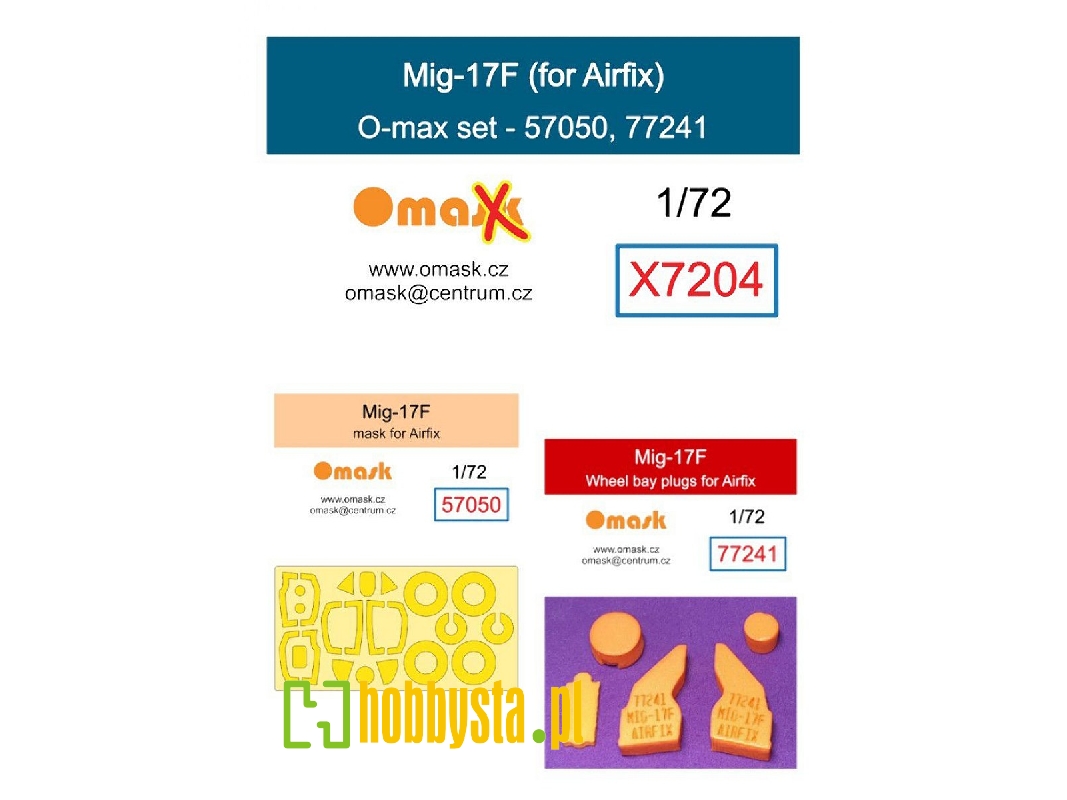 Mig-17 F - O-max Set (For Airfix Kits) - zdjęcie 1