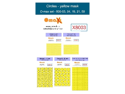 Circles Set - Yellow Mask Set - zdjęcie 1