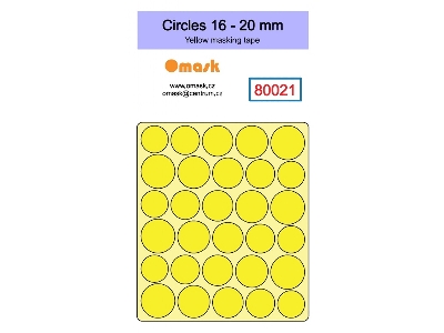 Circles Set - Yellow Mask Set - zdjęcie 5