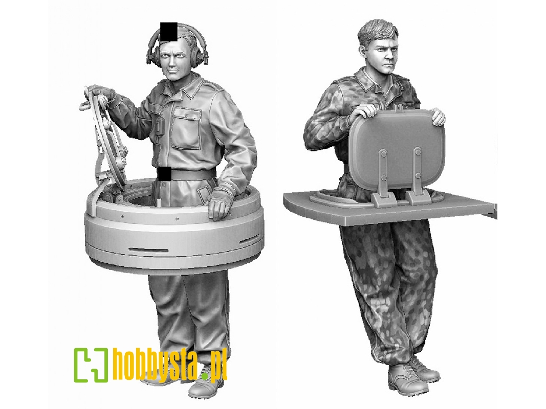 Waffen Ss Tiger I Turret Set (Operation Zitadelle / 2 Figures) - zdjęcie 1