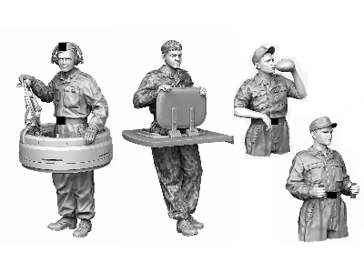 Waffen Ss Tiger I Crew Set (Operation Zitadelle / 4 Figures) - zdjęcie 1