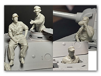 Waffen Ss Panther Crew Set (Operation Zitadelle / 4 Figures) - zdjęcie 1