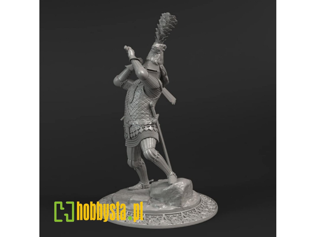 Knight With Falchon (Mid 14th Century) - zdjęcie 1