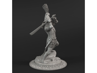 Knight With Falchon (Mid 14th Century) - zdjęcie 4