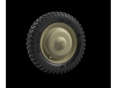 Vw Typ 82 Kubelwagen - Road Wheels With Protective Cap (Early) - zdjęcie 1