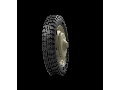 Vw Typ 82 Kubelwagen - Road Wheels With Protective Cap (Early) - zdjęcie 2