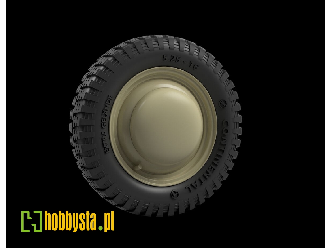 Vw Typ 82 Kubelwagen - Road Wheels With Protective Cap (Initial) - zdjęcie 1