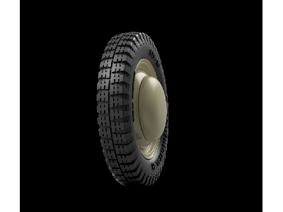 Vw Typ 82 Kubelwagen - Road Wheels With Protective Cap (Initial) - zdjęcie 2