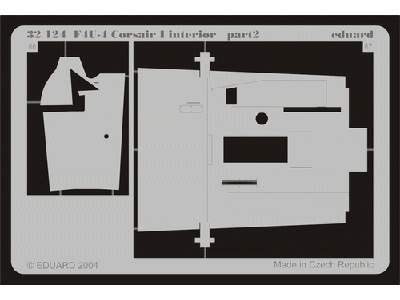  F4U-4 interior 1/32 - Trumpeter - blaszki - zdjęcie 3