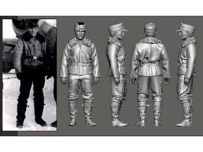 German Wwii Aces Of Jg54 Fw-190 Pilots - Fritz Tegtmeier - zdjęcie 1