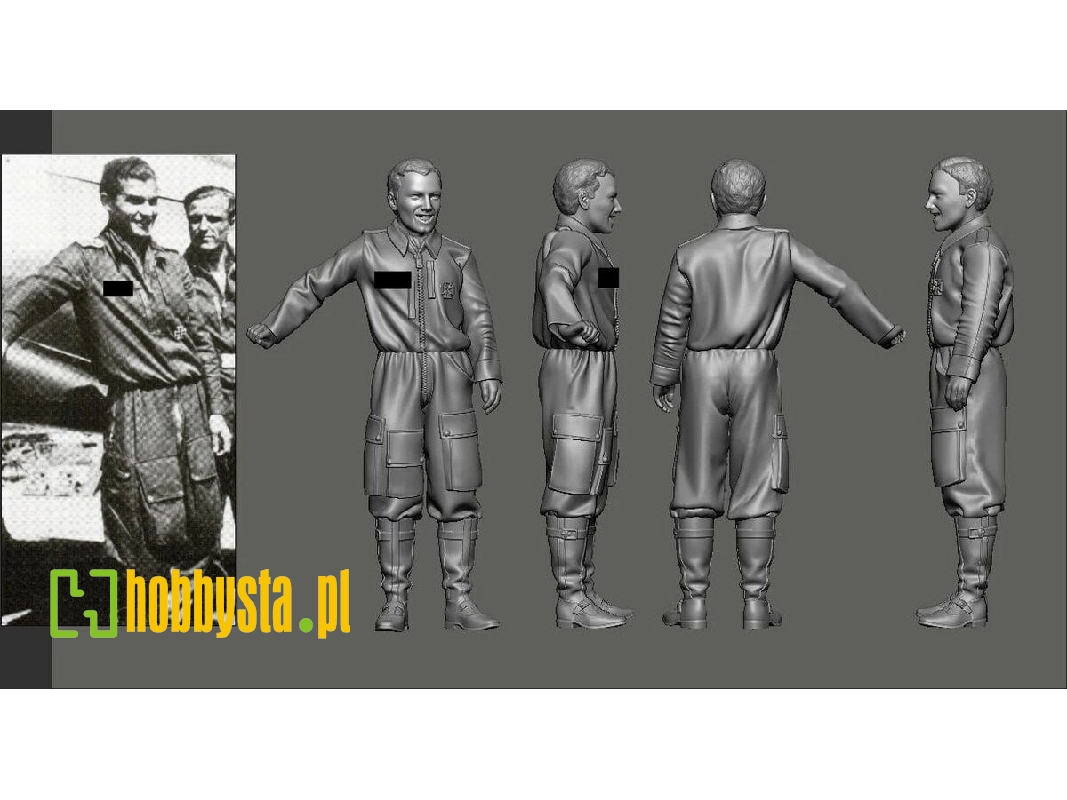 German Wwii Aces Of Jg54 Fw-190 Pilots - Heinrich Sterr - zdjęcie 1