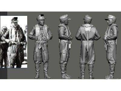 German Wwii Aces Of Jg54 Fw-190 Pilots - Horst Ademeit - zdjęcie 1