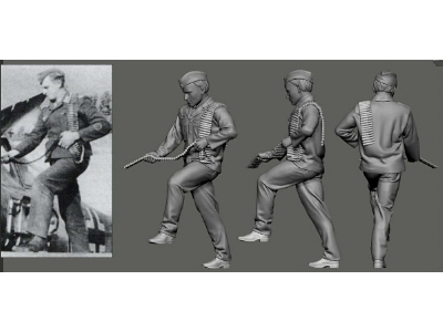 German Wwii Luftwaffe Ground Crew - Armourer - zdjęcie 1