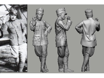 Italian Wwi Pilot Aces - Silvio Scaroni - zdjęcie 1