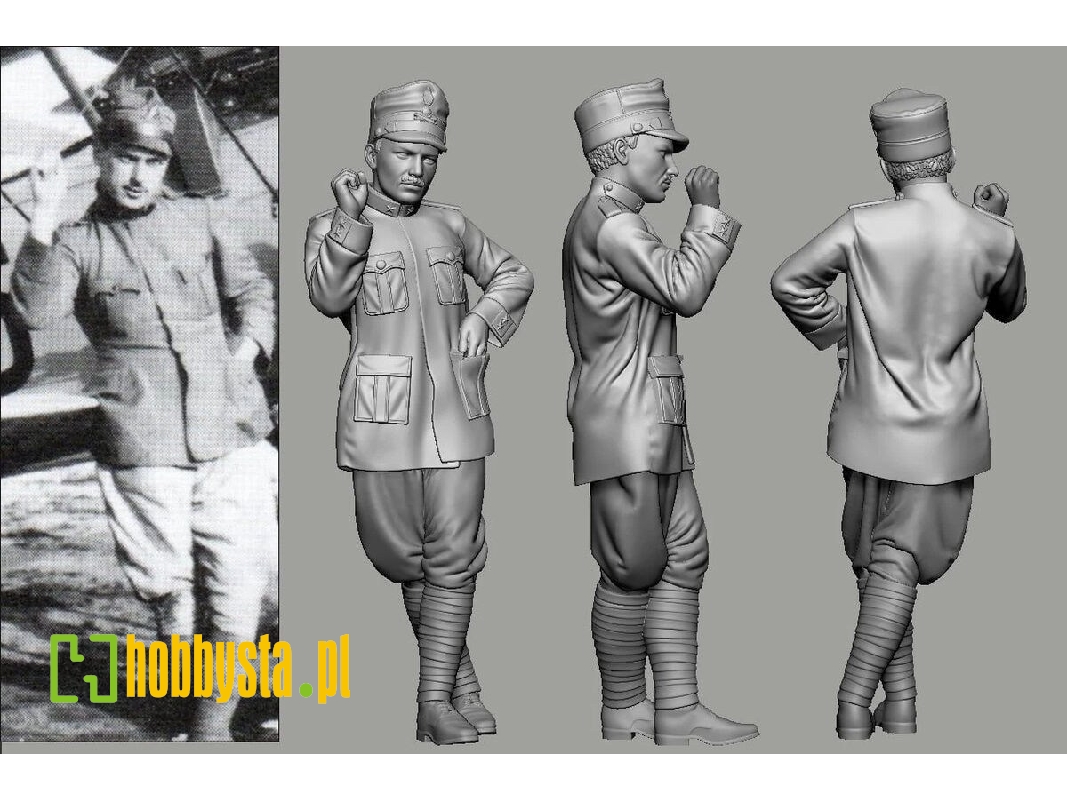 Italian Wwi Pilot Aces - Silvio Scaroni - zdjęcie 1