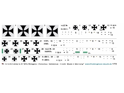 Fokker E Iv - 1915 Wintgens Parschau Baldamus Frankl - zdjęcie 1