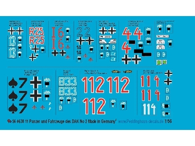 11 Vehicles & Tanks Of German Dak No.2 - zdjęcie 1