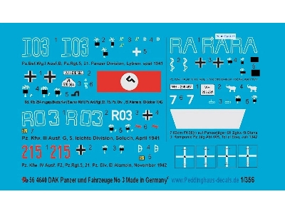 German Dak Vehicles & Tanks No.3 - zdjęcie 1