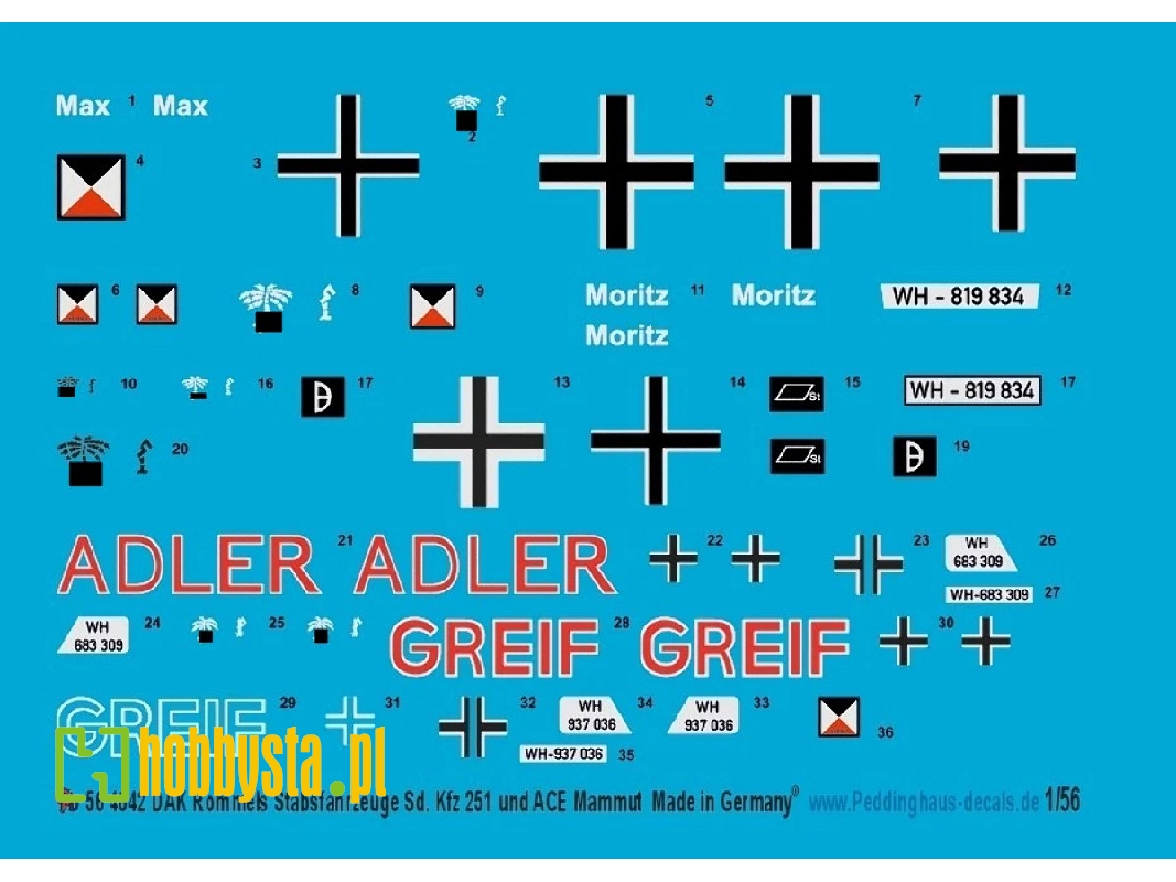 Rommels Stabsfahrzeuge Des Dak - Sd. Kfz 251 Und Ace Mammut - zdjęcie 1