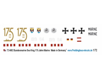 German Bundesmarine Sea King 175 Years Marine - zdjęcie 1