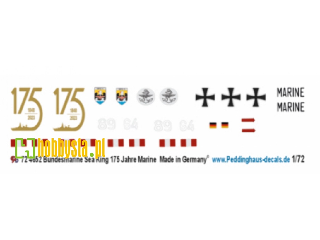 German Bundesmarine Sea King 175 Years Marine - zdjęcie 1