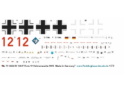 Messerschmitt Bf-109 E - Rote 12 / Hahnenweide 2025 - zdjęcie 1