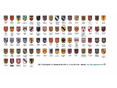 English Heraldic -  Crecy 1346 - zdjęcie 1