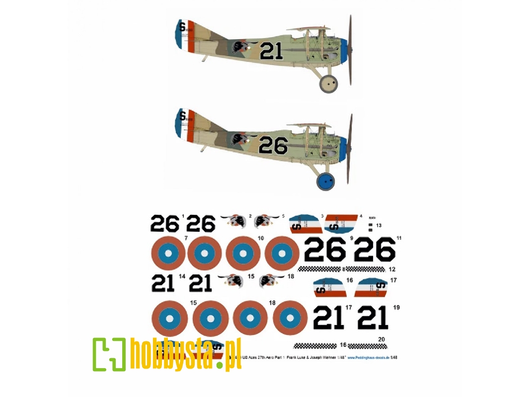 Us Aces 27th Aero Part 1 - Frank Luke & Joseph Wehner - zdjęcie 1