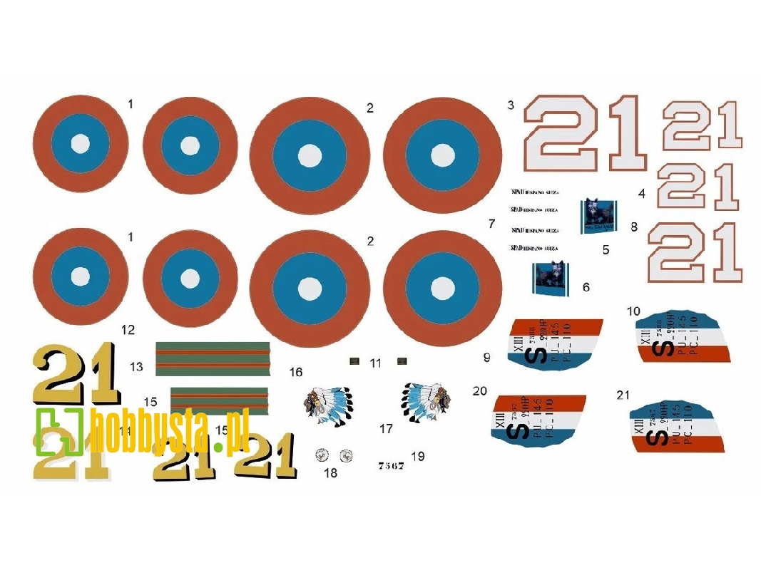 Spad S.Xiii - Us Aces Of Wwi 103rd & 213th Aero, Frank Hunter & Wilbert White - zdjęcie 1