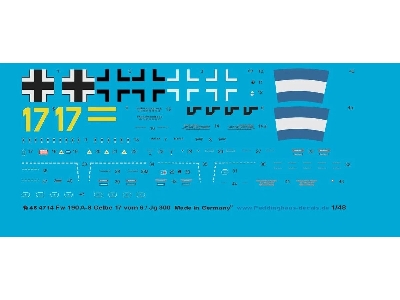 Focke Wulf Fw-190 A-8 - Gelbe 17 Vom 6 / Jg 300 - zdjęcie 1