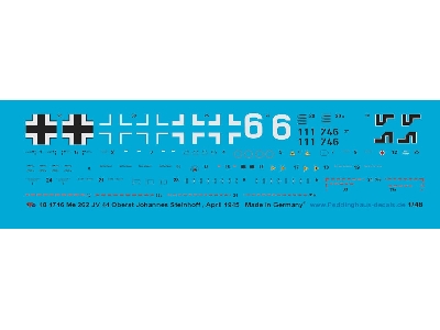 Messerschmitt Me-262 - Oberst Johannes Steinhoff Jv 44 ,april 1945 - zdjęcie 1