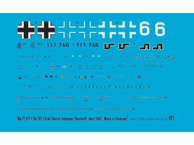 Messerschmitt Me-262 - Oberst Johannes Steinhoff Jv 44 / April 1945 - zdjęcie 1