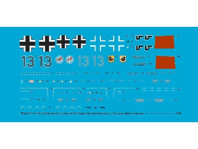 Focke Wulf Fw 190 A-8 - Major Walter Dahl Stab Jg 300 , August 1944 Bad Wörishofen , 2 Versionen - zdjęcie 1
