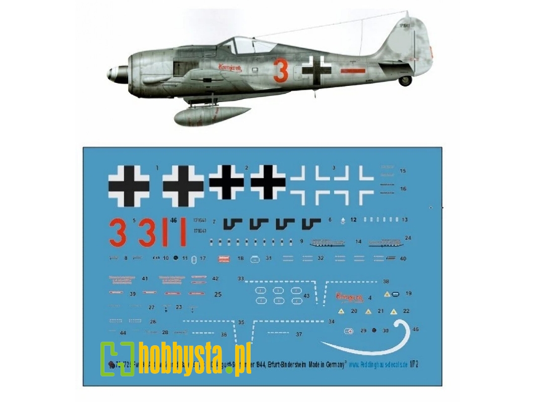 Focke Wulf Fw 190 A-8 - Fw. Konrad Bauer 5 / Jg 300 , August-september 1944, Erfurt-bindersleben - zdjęcie 1