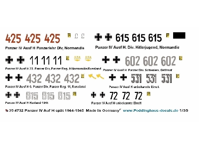 Panzer Iv Ausf.H Late (1944-1945) - zdjęcie 1