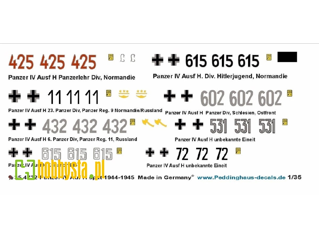 Panzer Iv Ausf.H Late (1944-1945) - zdjęcie 1