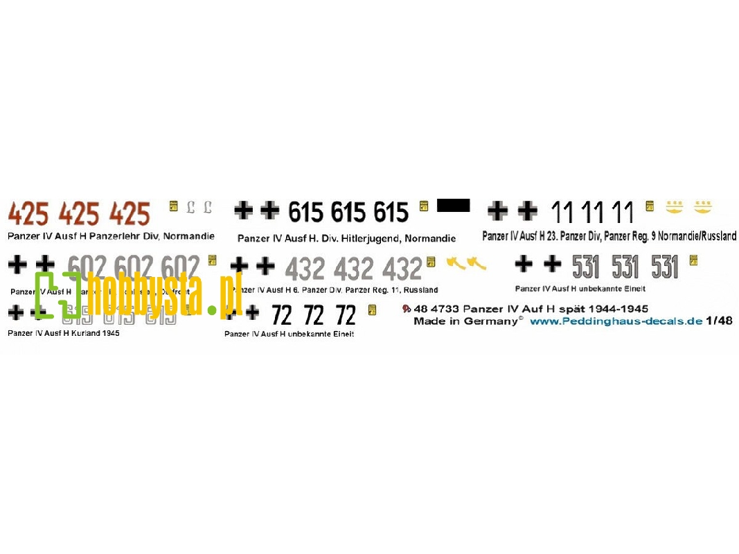 Panzer Iv Ausf.H Late (1944-1945) - zdjęcie 1