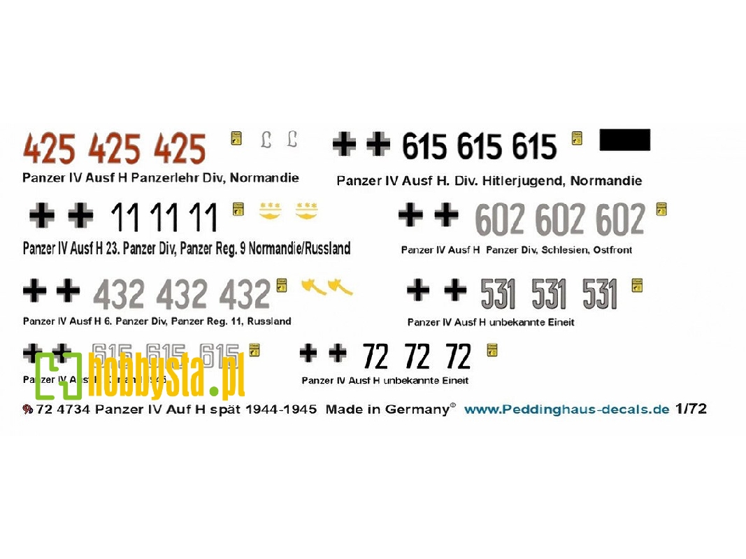 Panzer Iv Ausf.H Late (1944-1945) - zdjęcie 1