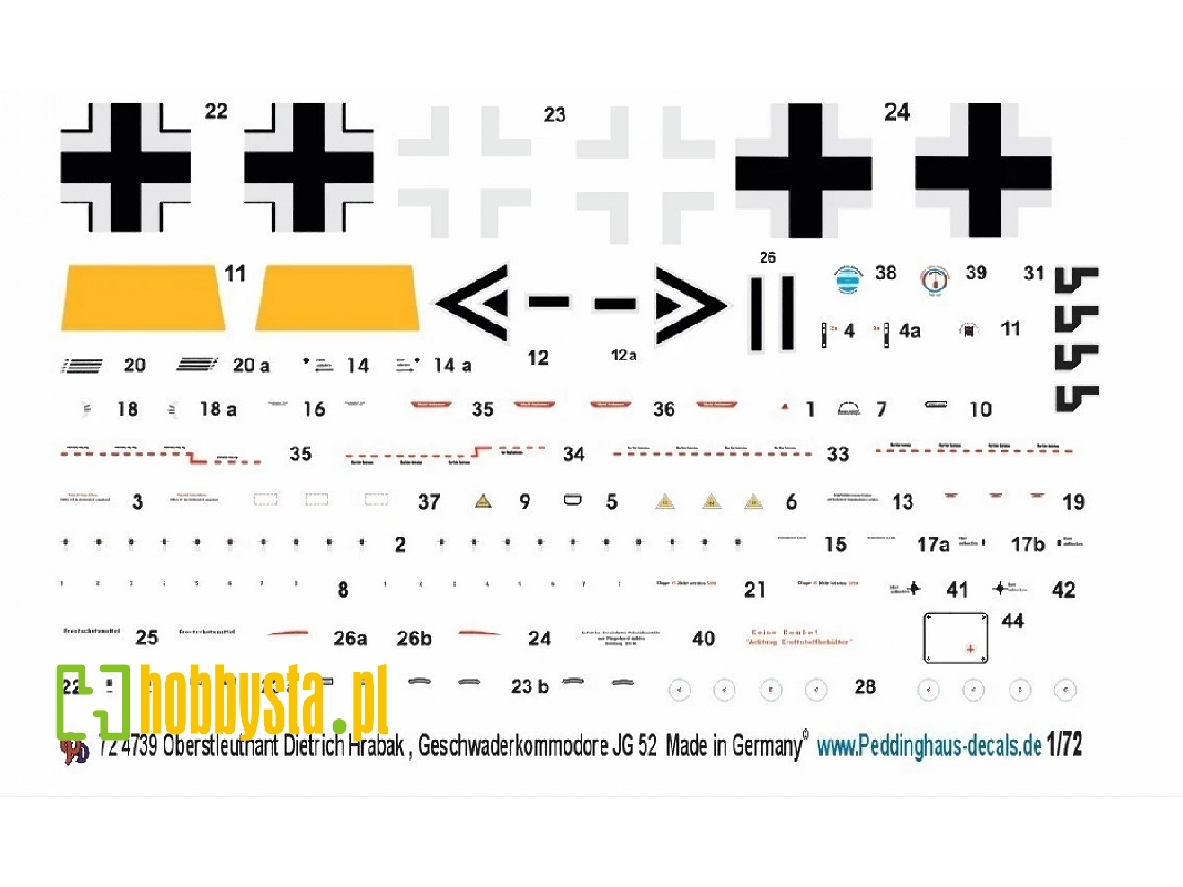 Oberstleutnant Dietrich Hrabak Geschwaderkommodore Jg 52 - zdjęcie 1