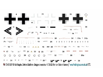 Messerschmitt Bf-109 G-6 - Hauptmann Gerhard Barkhorn / 1 Jg 52 Karkov - zdjęcie 1