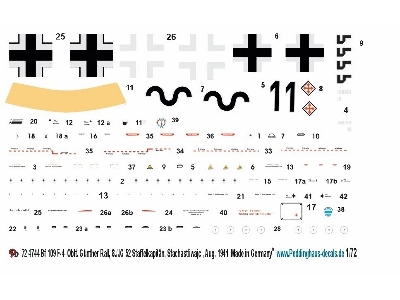 Messerschmitt Bf-109 F-4 - Oblt. Günther Rall, 8./Jg 52 Staffelkapitän, Stachastliwajc , Aug. 1941 - zdjęcie 1