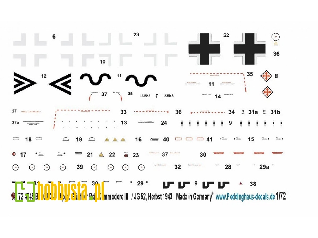 Messerschmitt Bf-109 G-6 - Htpm. Günther Rall Kommodore Iii . / Jg 52, Autumn 1943 - zdjęcie 1