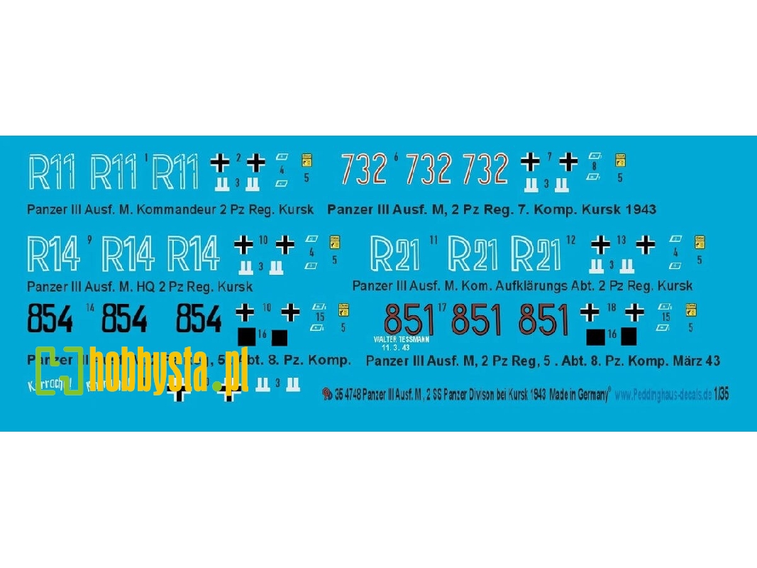 Panzer Iii Ausf. M - 2nd Ss Panzer Division (March - July 1943) - zdjęcie 1