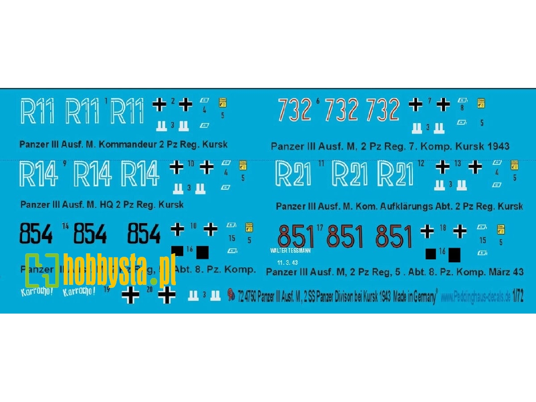 Panzer Iii Ausf. M - 2nd Ss Panzer Division (March - July 1943) - zdjęcie 1