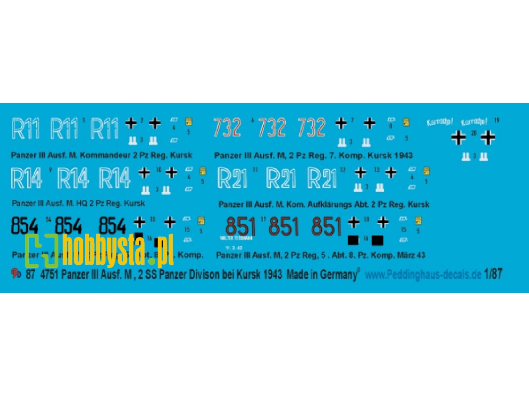Panzer Iii Ausf. M - 2nd Ss Panzer Division (March - July 1943) - zdjęcie 1