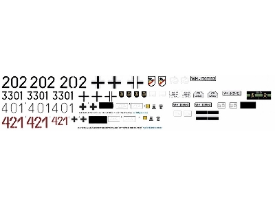 2 Sd. Kfz 251. 2 Panther Und Horch Stabswagen - zdjęcie 1