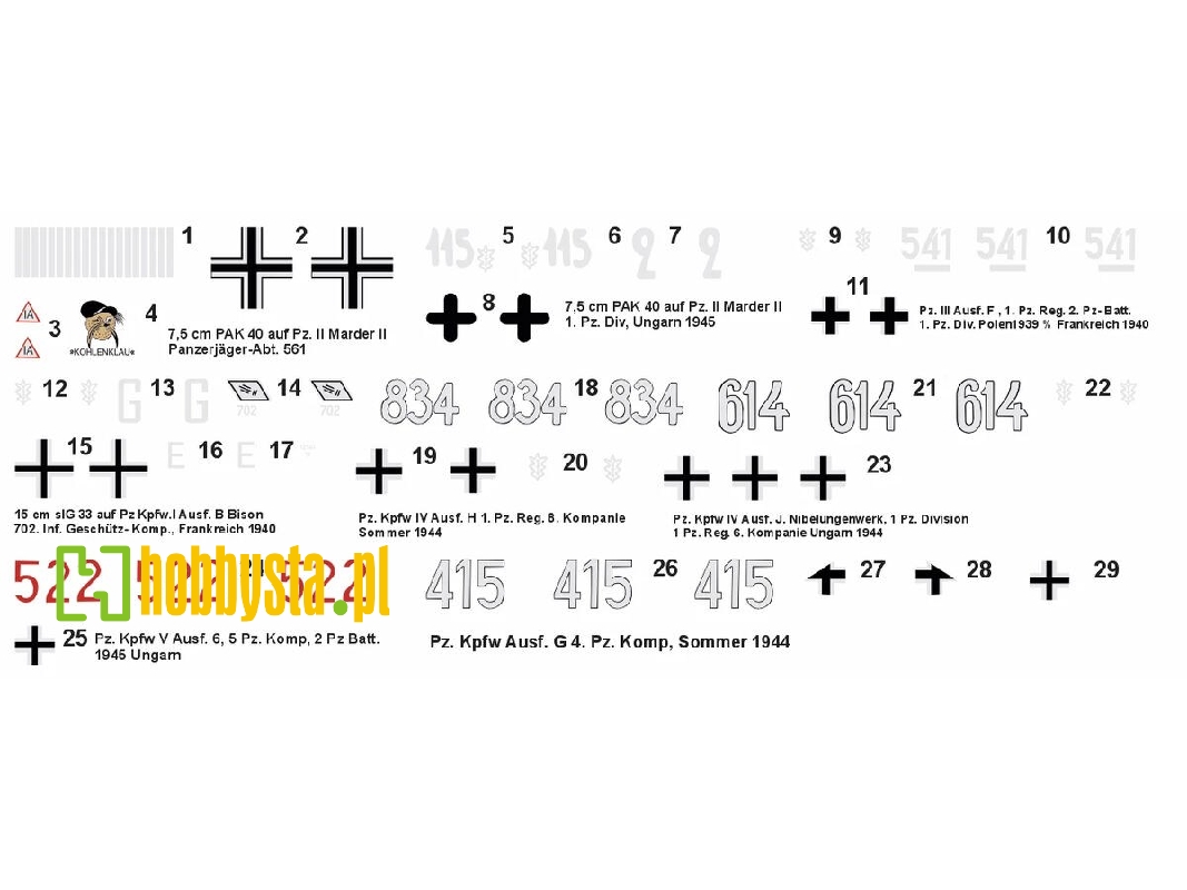 Tank 1st Panzer Division - From Poland 1939 To Hungary 1945 - zdjęcie 1